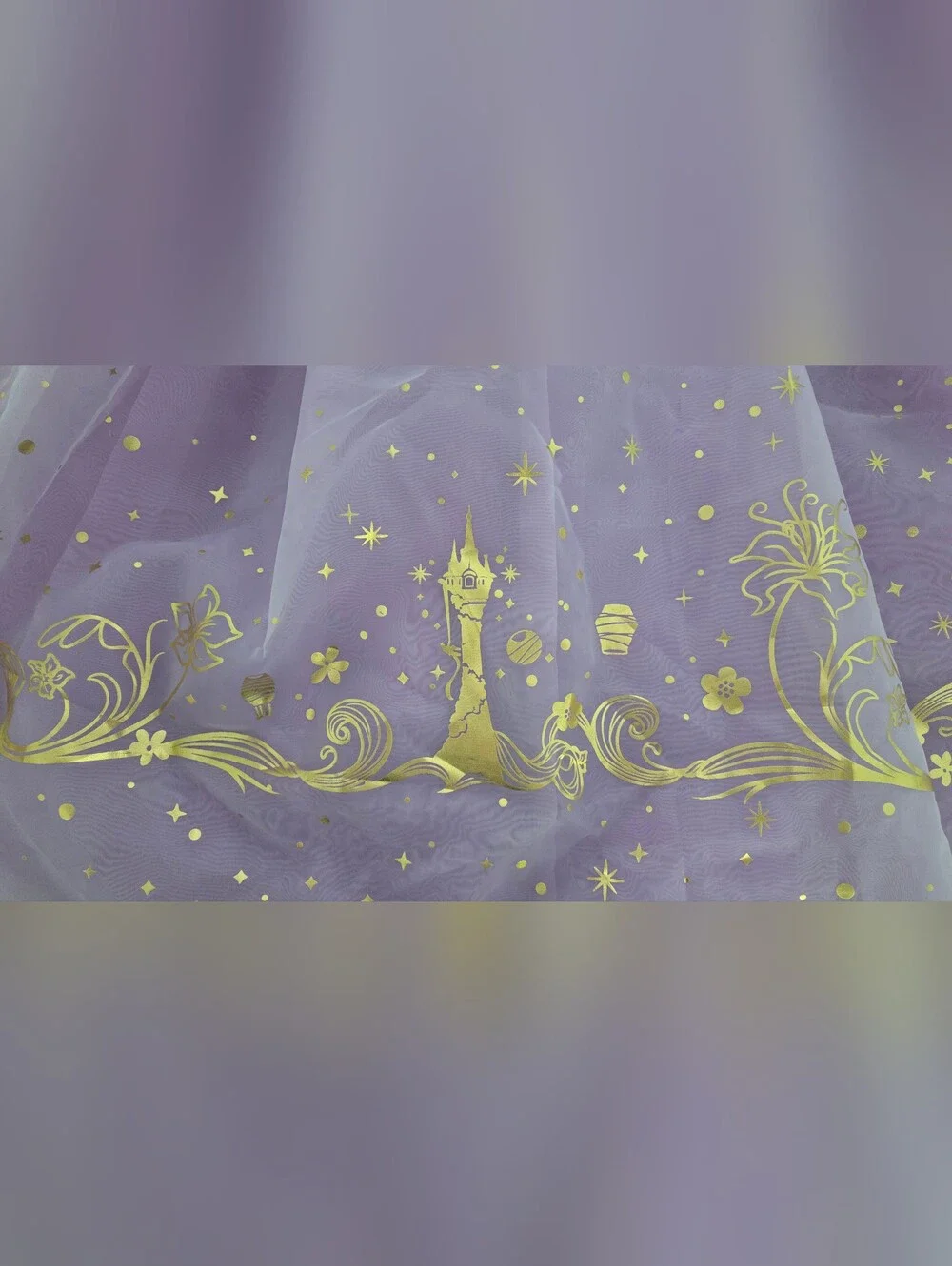 Repunzel Disney Purple and Gold Enchanted Princess Costume